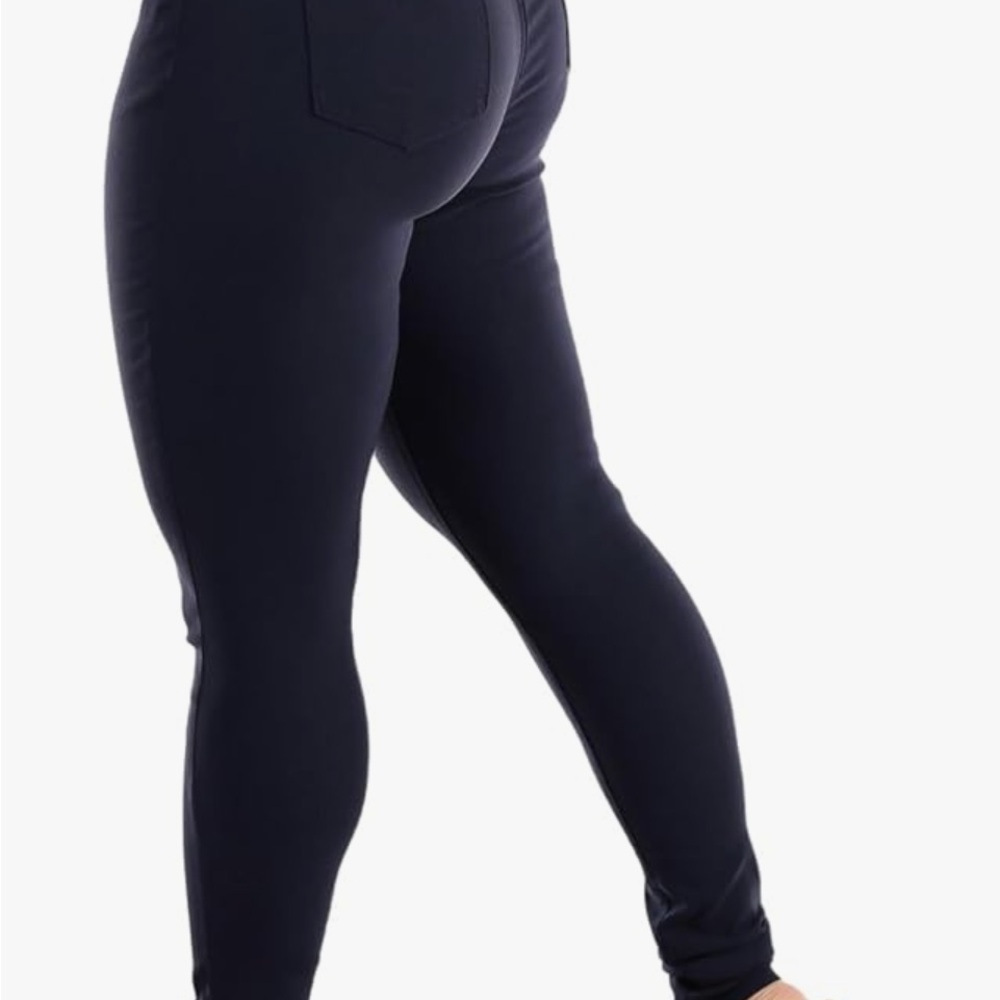 Moda Express Stylish Blue Button-Up Pants C013